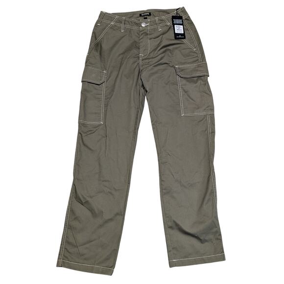 True Religion Men Pants Size 36x32 Baggy Cargo Pants NWT Color Kalamata - Picture 1 of 7